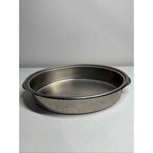 Lifetime Stainless Steel Oval Baking Dish 18” X 12”